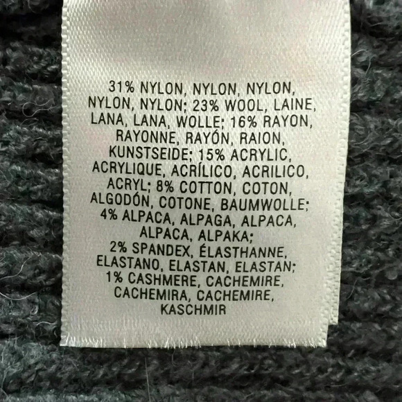 Anthropologie Women’s Gray Turtleneck Wool Blend Sweater Dress - Picture 4 of 7